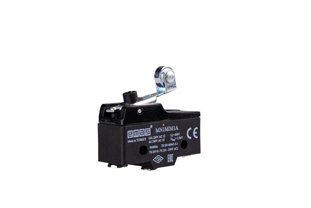 Metal Short Lever Roller (adjustable button) 1CO MN1 Series Plastic Mini Switch